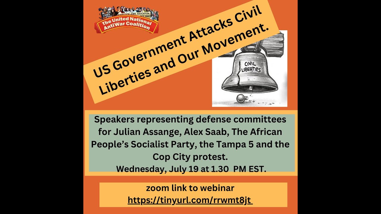 Defending Our Movements Against US Government Attacks on Civil Liberties and Democratic Rights​