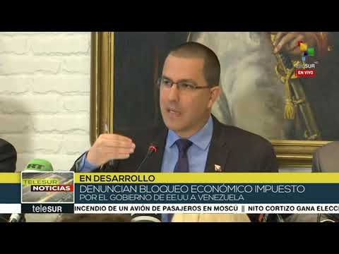 Canciller de Venezuela Jorge Arreaza, rueda de prensa desde Moscú, 6 mayo 2019