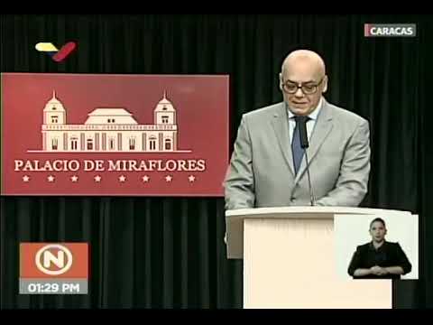 Jorge Rodríguez, rueda de prensa este 9 septiembre 2019 desmintiendo a Revista Semana