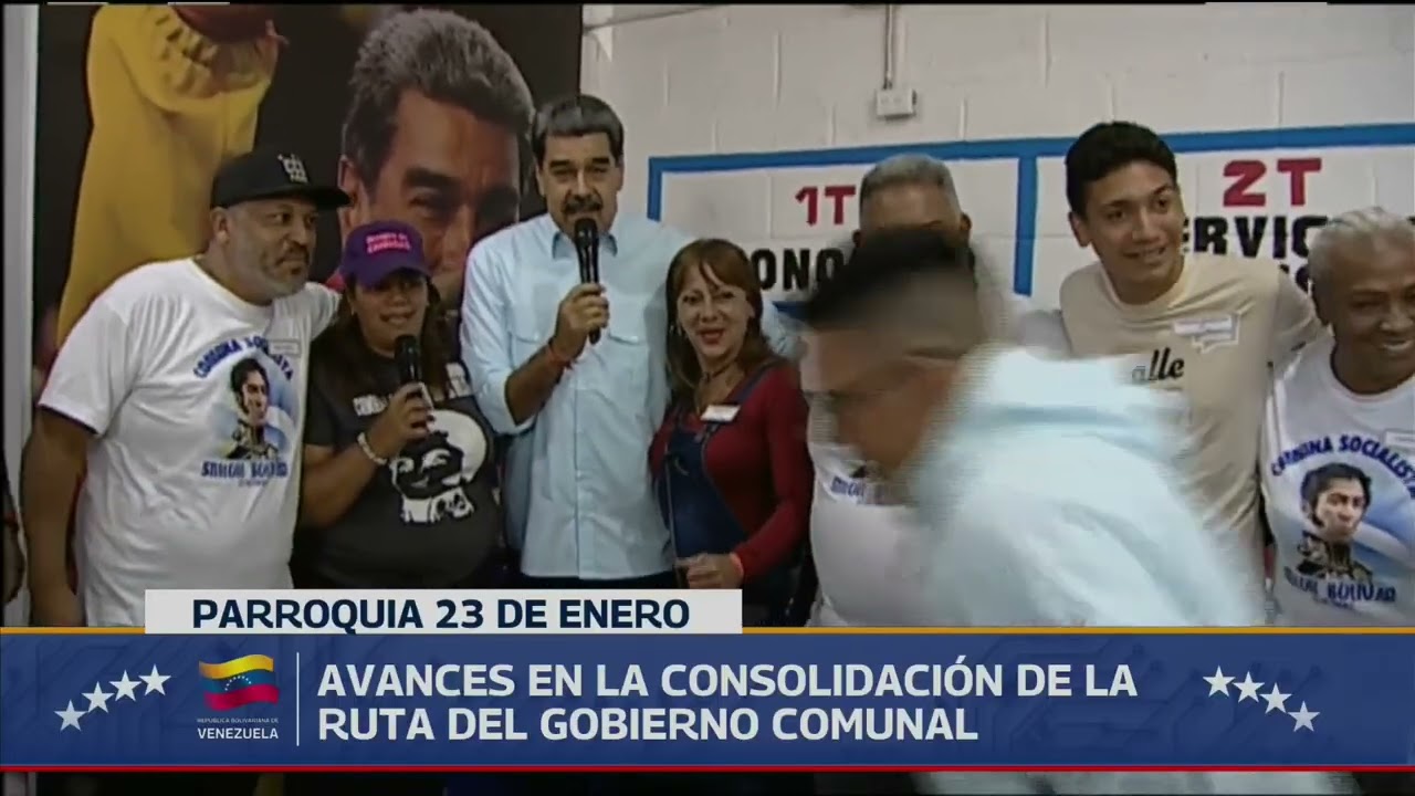 Maduro en la parroquia 23 de Enero, gobierno comunal, 27 de noviembre de 2025