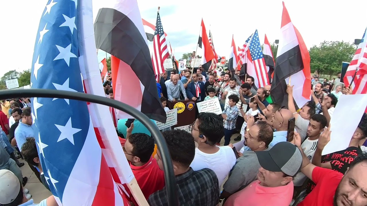 في امريكا الوقفة الاحتجاية للمطالبة باعدام قتلة عبد الملك السنباني و‏محاسبة المسؤولين