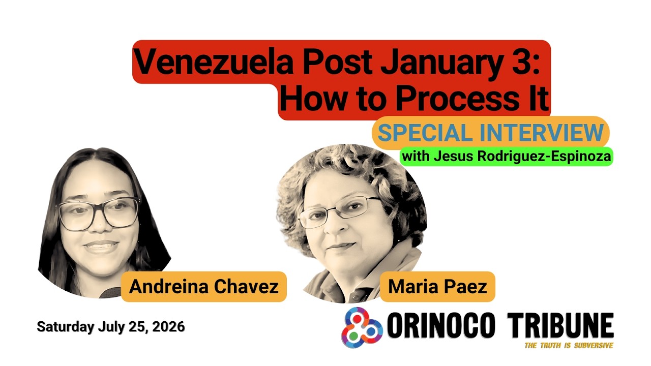 Orinoco Tribune - Special Interview with Andreina Chavez and Maria Paez Victor