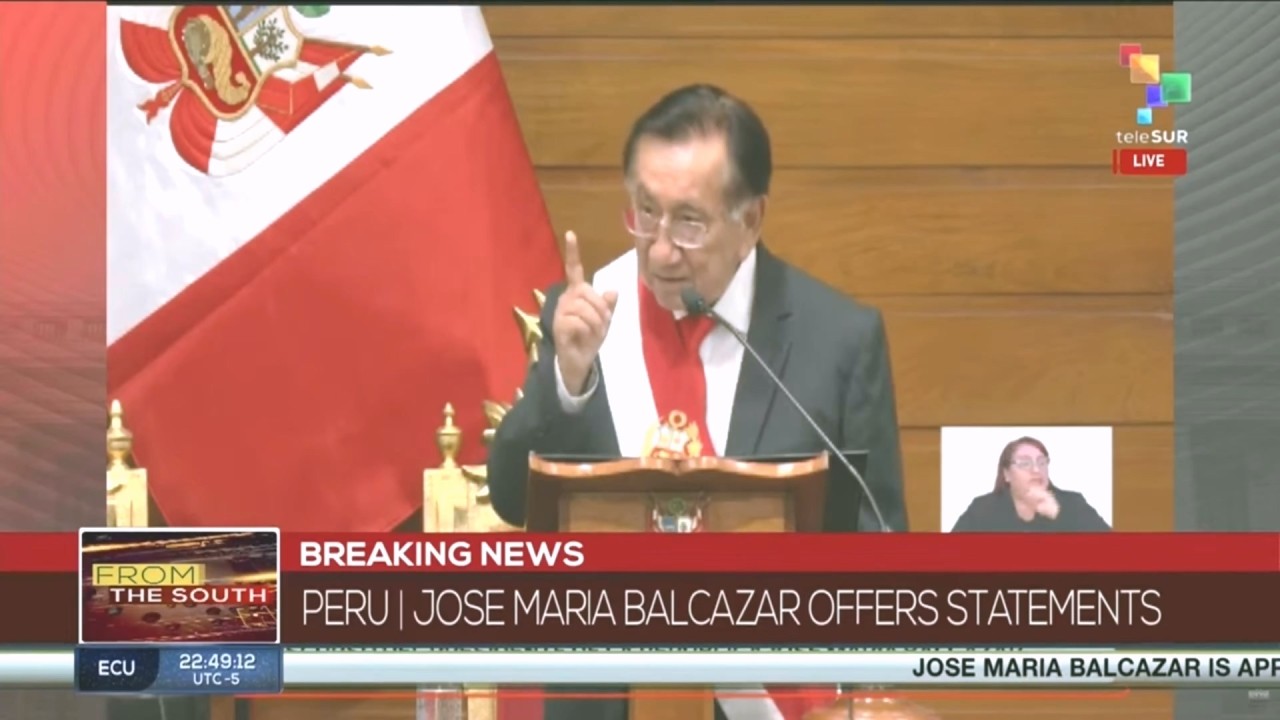 Pres. Balcazar I ``We need to pacify this country´´