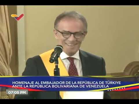 Maduro despidió al embajador de Turquía-Turkiye en Venezuela, Şevki Mütevellioğlu