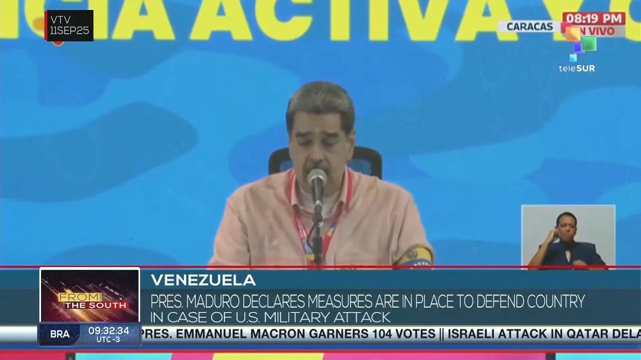 Venezuela, president Maduro declares measures in place to defend country against U.S. attack