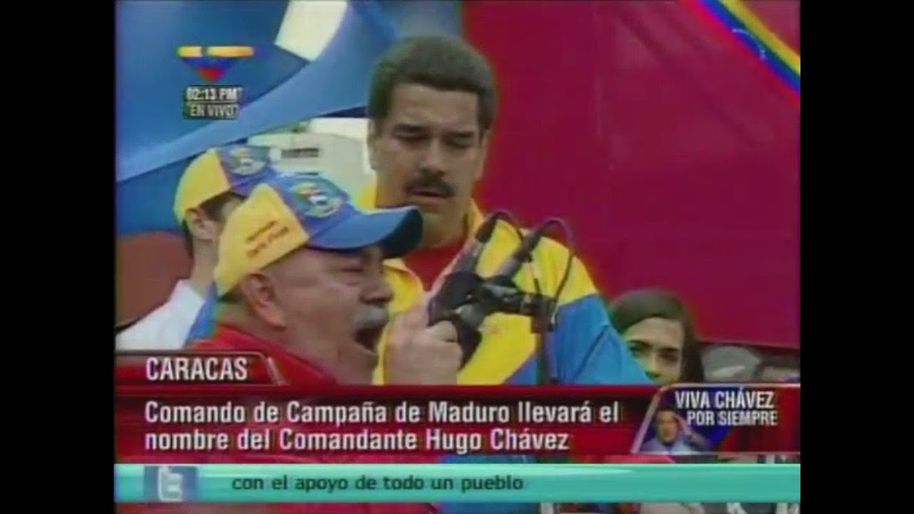 La última vez que Darío Vivas gritó presentando a Hugo Chávez