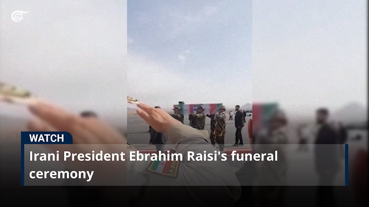 Iranian President Ebrahim Raisi's funeral ceremony