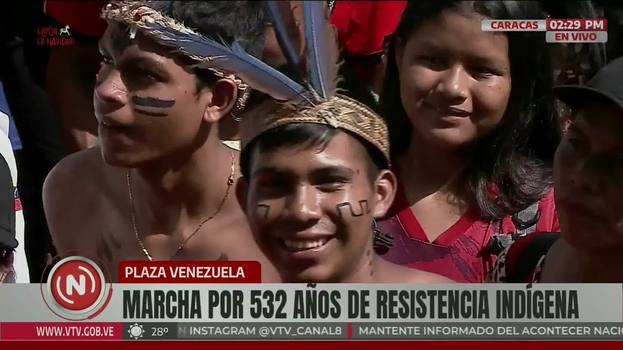 Marcha en Venezuela por 532 años de la Resistencia Indígena, 12 de octubre de 2024