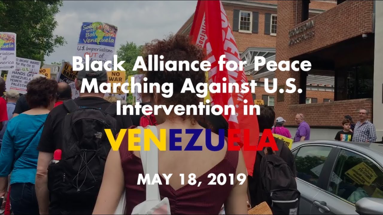 African/Black Internationalists March Against U.S. Intervention in Venezuela