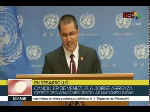 Rueda de prensa completa de Jorge Arreaza, canciller de Venezuela, 22 febrero 2019