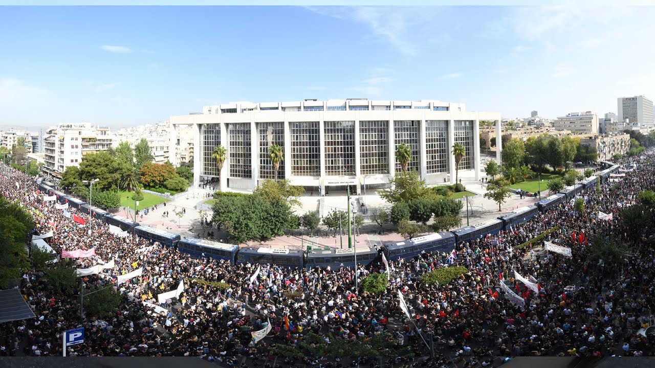 ΒΙΝΤΕΟ ΑΠΟ ΤΗ ΜΕΓΑΛΕΙΩΔΗ ΔΙΑΔΗΛΩΣΗ ΣΤΟ ΕΦΕΤΕΙΟ