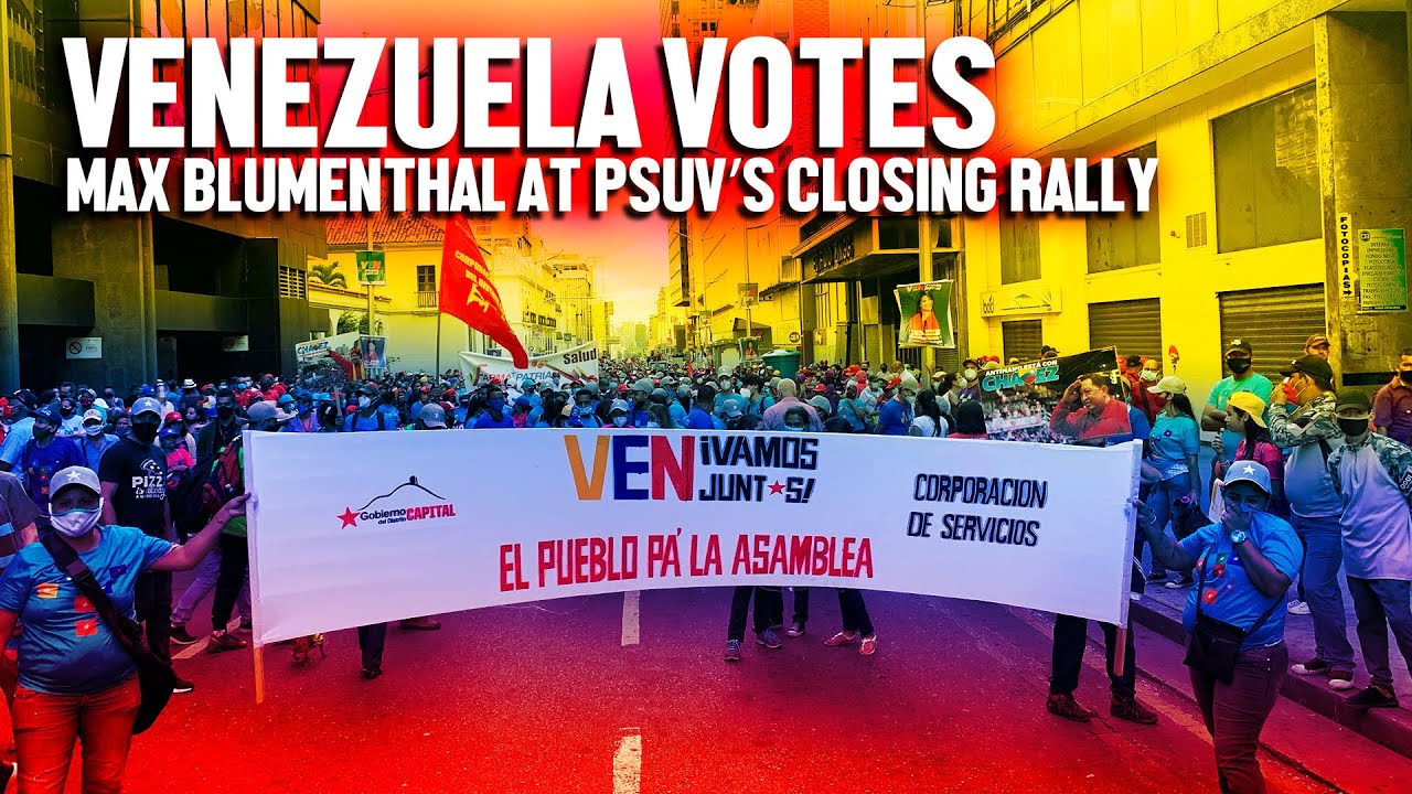 Venezuela's Chavistas hold massive rally for legislative victory in Caracas