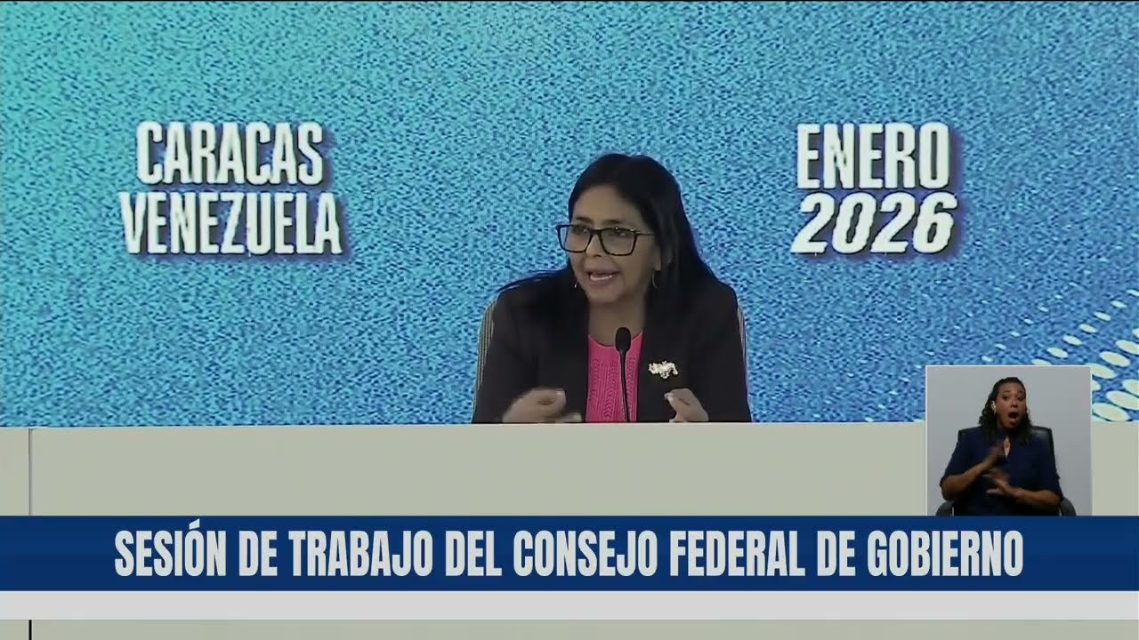 Delcy  Rodríguez, Consejo Federal de Gobierno, 21 de enero de 2026