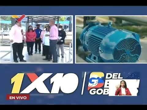 Maduro inspecciona planta potabilizadora de agua y ordena rehabilitar otras 170 en todo el país