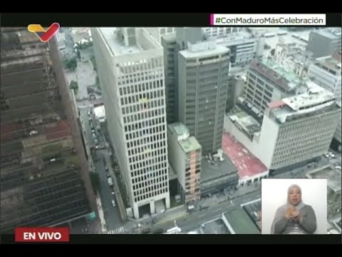 Maduro inaugura universidad de Medicina en impresionante edificio de 22 pisos en centro de Caracas