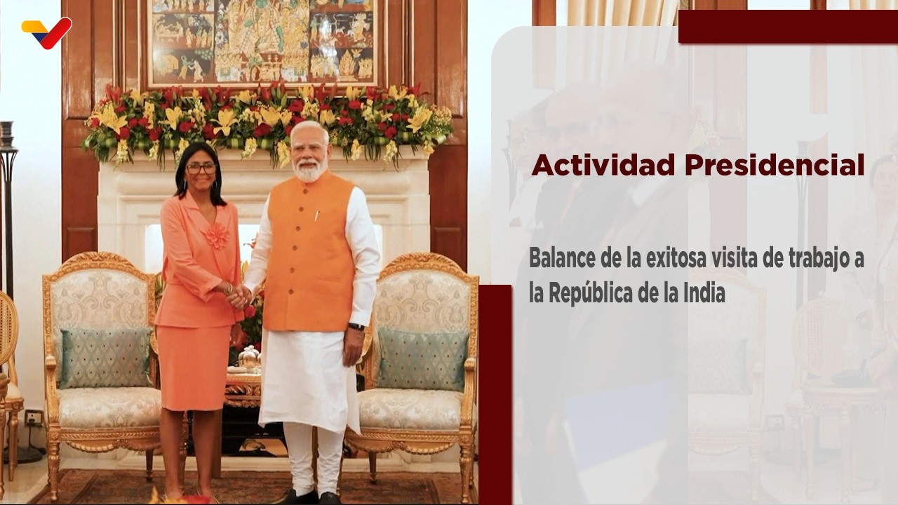 Presidenta (E) ofrece balance al finalizar exitosa visita de trabajo a la República de la India