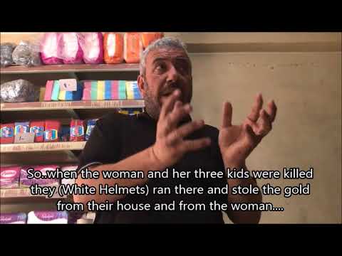 WHITE HELMETS STEAL & LOOT HOUSES, TERRORIST LEADERS AMONG THEM