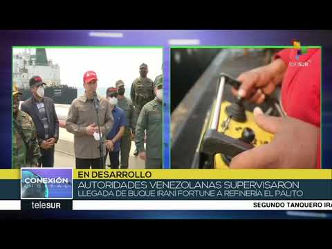 Tareck El Aissami da bienvenida a buque iraní Fortune desde El Palito