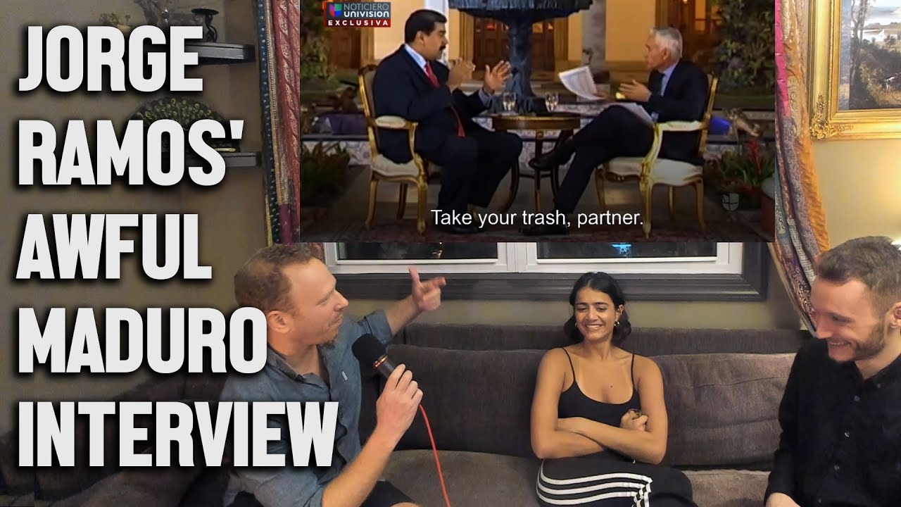 Dissecting Jorge Ramos' hilariously bad, propagandistic interview with Venezuela's President Maduro