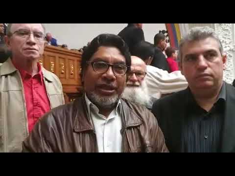 Oscar Figuera - PCV Secretary General - New National Assembly President Luis Parra