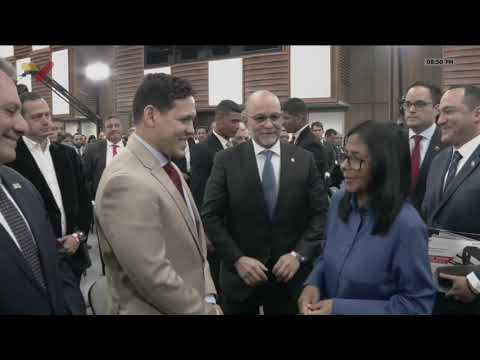 Delcy Rodríguez se reúne con empresarios del sector petrolero, 27 de febrero de 2026