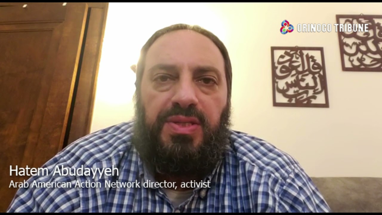 Orinoco Tribune - 3rd anniversary congratulatory message - Hatem Abudayyeh - AAAN