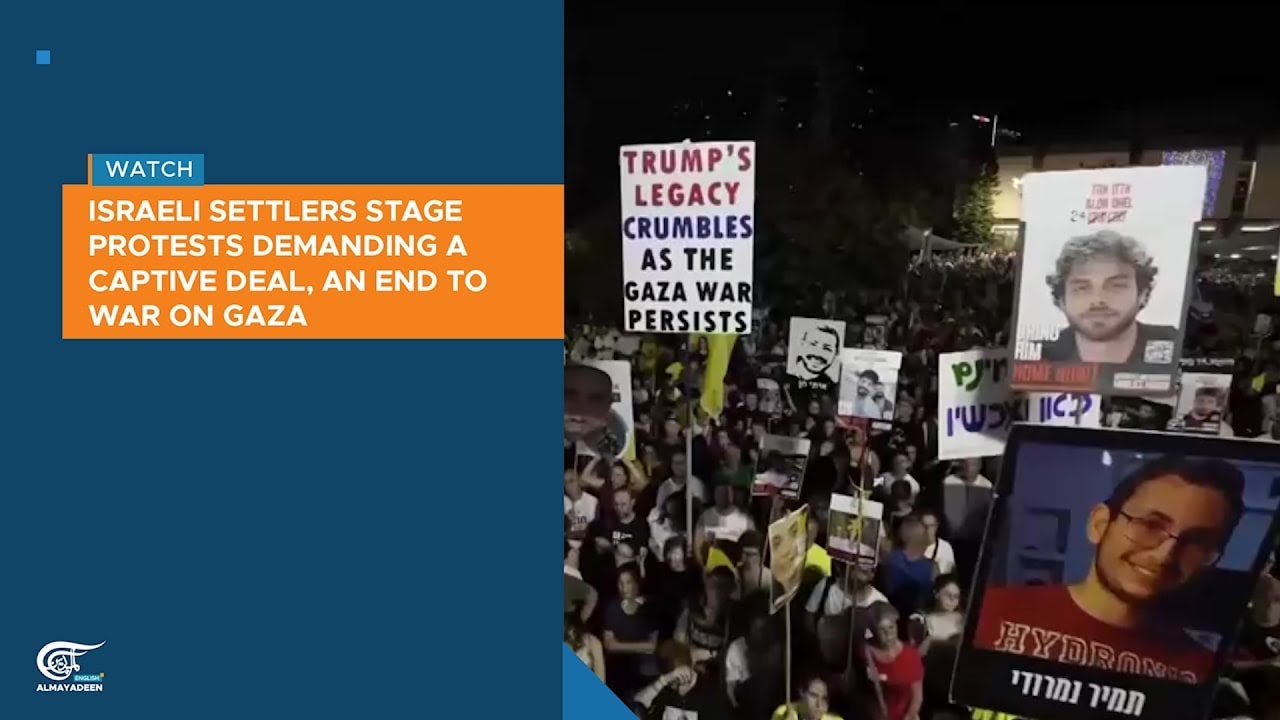 Israeli settlers stage protests demanding a captive deal, an end to war on Gaza