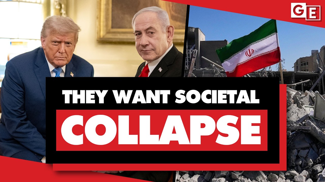 Why are USA & Israel bombing schools & hospitals in Iran? They want societal COLLAPSE