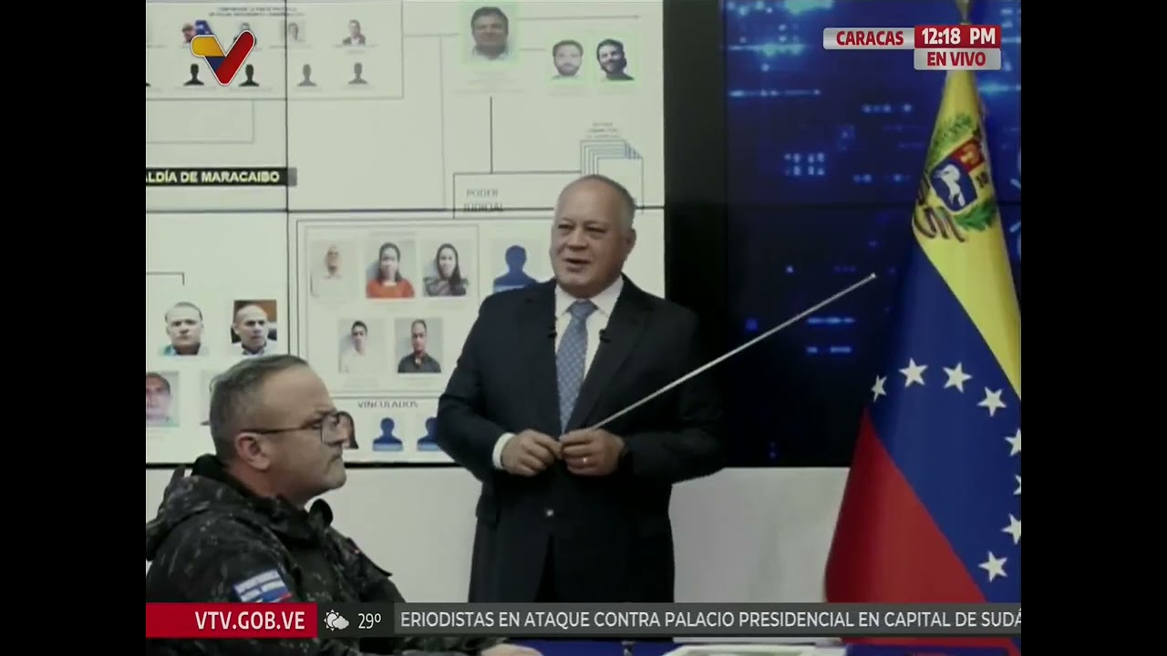 Diosdado Cabello en Operación Relámpago en Zulia, lucha contra el narcotráfico
