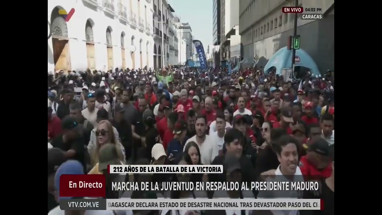 Diosdado Cabello en la marcha de la Juventud, 12 de febrero de 2026