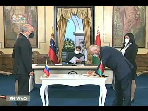 Pdte Maduro firma acuerdos con Belarús para el desarrollo en áreas estratégicas, 17 diciembre 2021