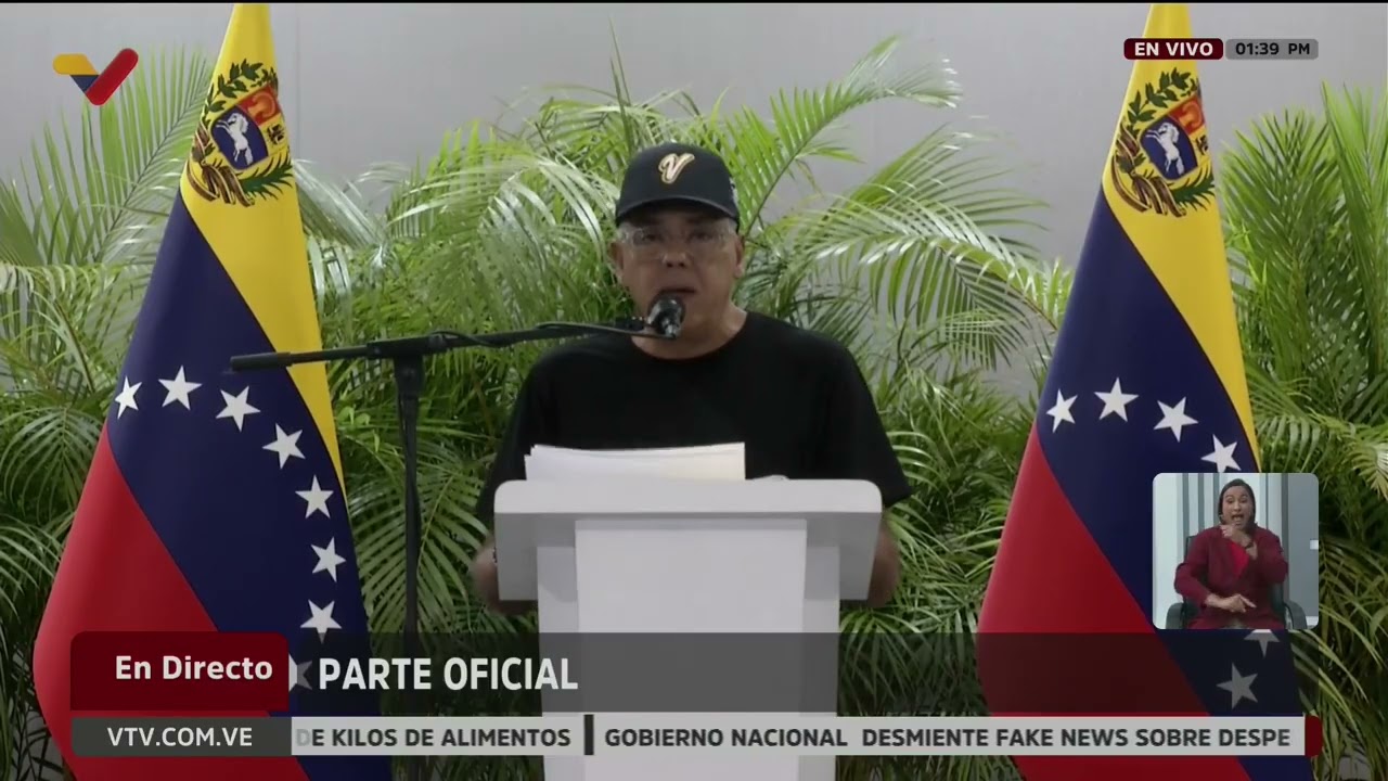 Jorge Rodríguez, balance 28 de junio de 2026, 1.30 p.m. por terremotos en Venezuela