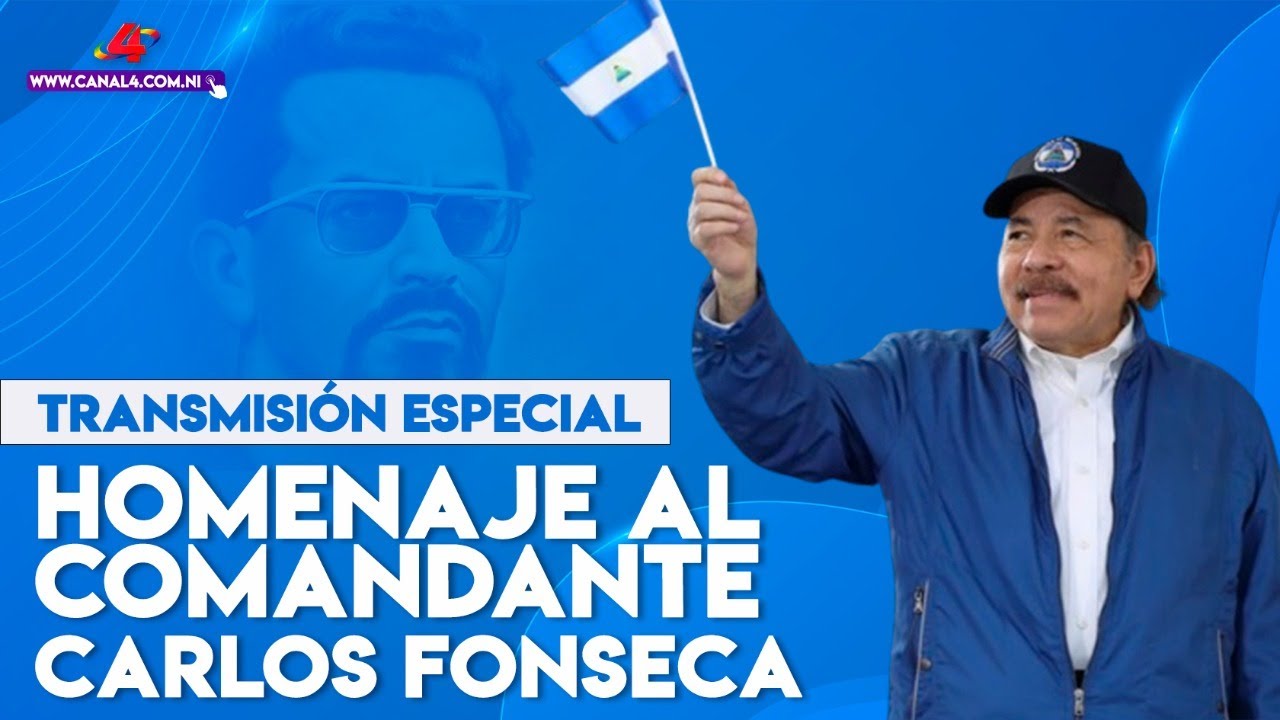 Comandante Daniel y Compañera Rosario rinden homenaje al Comandante Carlos Fonseca Amador