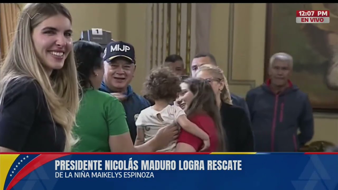 Niña Maikelys Espinoza es entregada a su mamá y su abuela