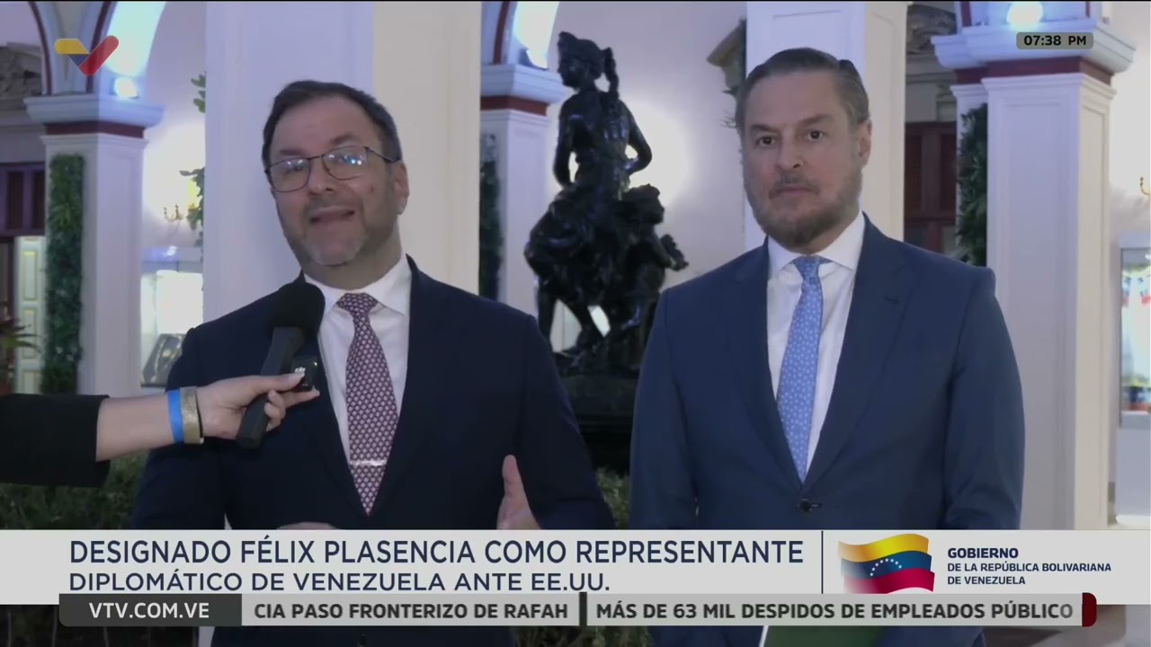 Felix Plasencia nuevo representante diplomático de Venezuela ante Estados Unidos