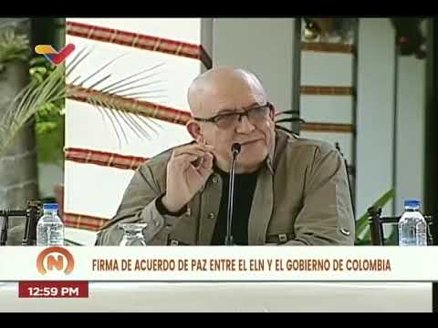 ELN y gobierno de Colombia se reúnen en Caracas y firman acuerdos, 4 octubre 2022 en La Casona