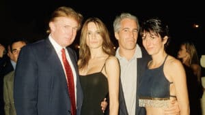 Trump, Knauss, Epstein, & Maxwell At Mar-A-Lago