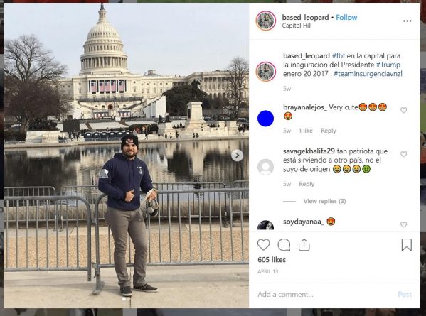 Luis-Medina-Instagram-Trump-inauguration