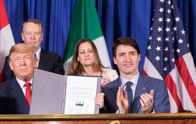 Trump-Trudeau-Chrystia-Freeland-Canada