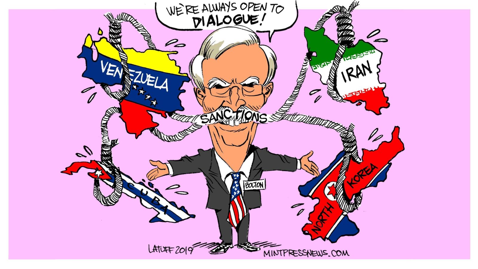 John-Bolton-US-sanctions-North-Korea-Cuba-Venezuela-Iran-Mint-Press-News