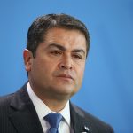 Honduran President Hernandez Meets With Angela Merkel