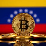Physical-version-of-Bitcoin-new-virtual-money-and-Venezuela-Flag.-1