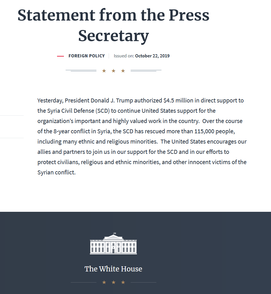 White-Helmets-Trump-White-House-4-5-milion