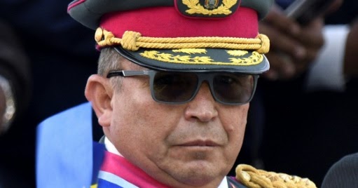 Bolivian armed forces chief Williams Kaliman