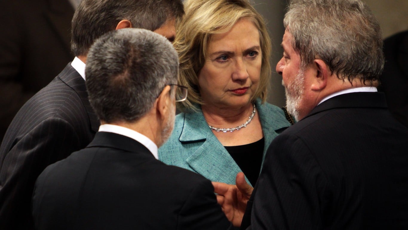 Hilllary Clinton, Luiz Inacio Lula da Silva, Celso Amorim