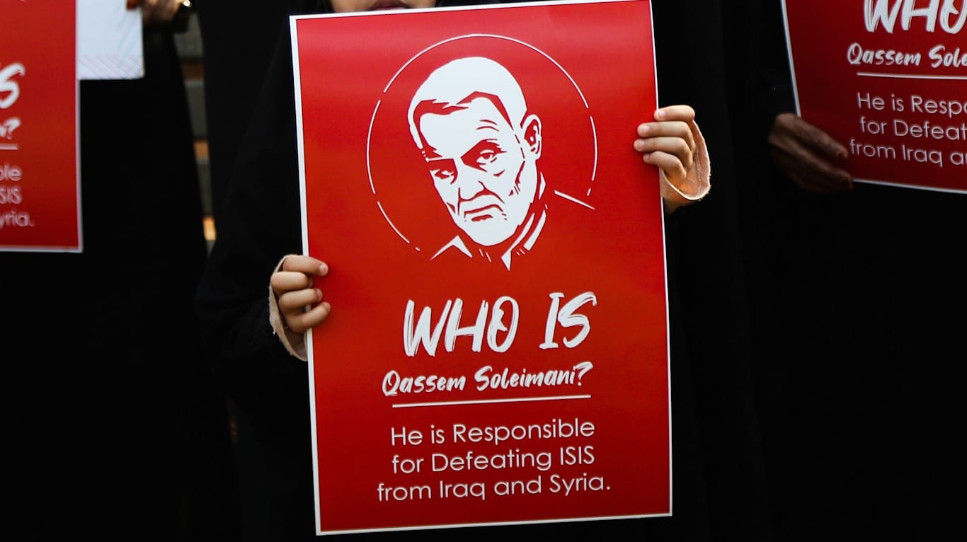 India US Iran Protest