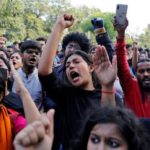 Indian student protests