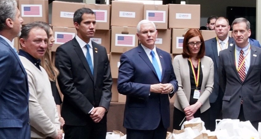 USAID-Venezuela-Guaido-Mike-Pence