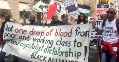 Ajamu-Baraka-and-BAP-at-No-NATO-protest-March-30-2019-Paul-Pumphrey-Ajamu-Baraka-YahNé-Ndgo-and-Asantewaa-Mawusi-Nkrumah-Ture-at-No-2-NATO-in-Washington-D.C.