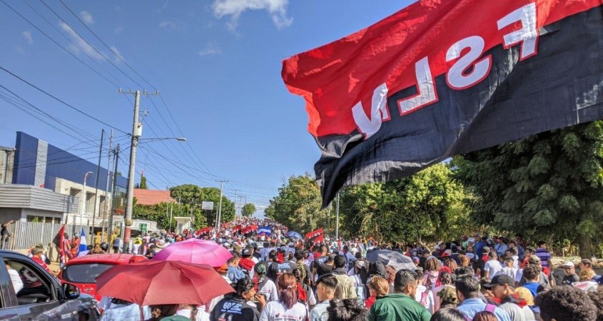 FSLN-Sandinista-march-Nicaragua-Managua